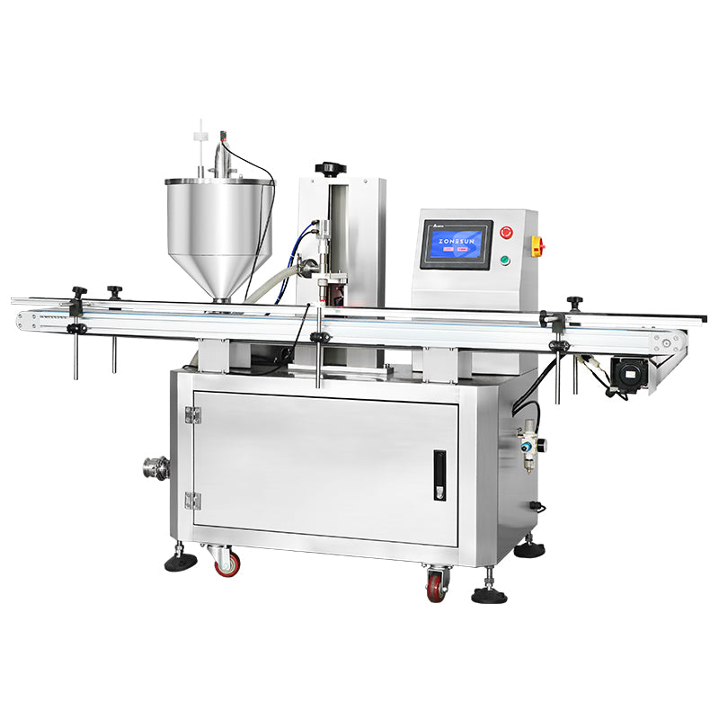 ZONESUN Automatic Liquid Filling Machine Thick Paste Filler Rotor Pump ZS-VTRP1D ZONESUNPRO