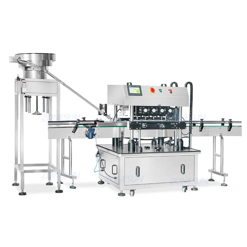 ZONESUN ZS-XG440B Automatic High-Speed Screw & Press Capping Machine | 3000-5000 BPH ZONESUNPRO