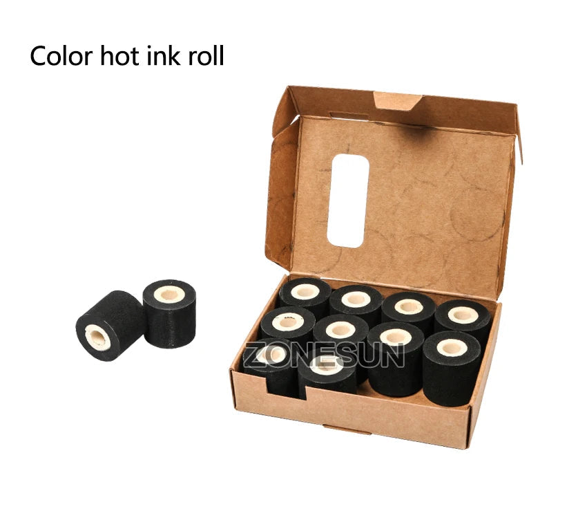 ZONESUN White Hot Printing Ink Roll for MY-380F Date Coding Machine ZONESUNPRO