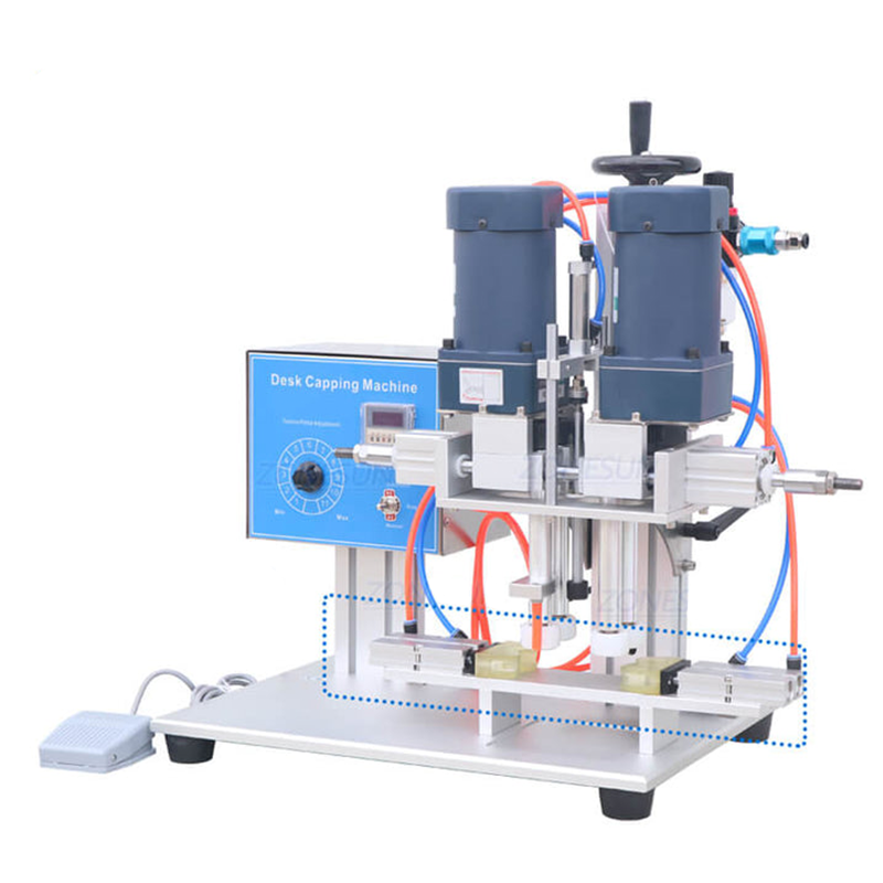 Máquina tapadora semiautomática neumática de escritorio ZONESUN ZS-XG6100