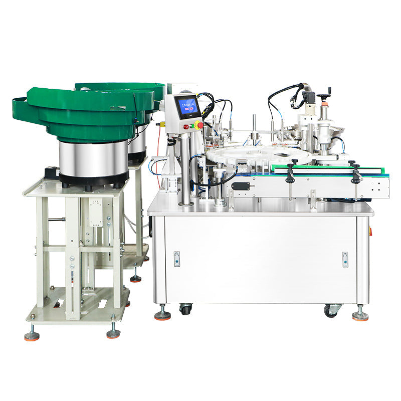 Cosmetic Small Bottle Liquid Filling Capping Machine