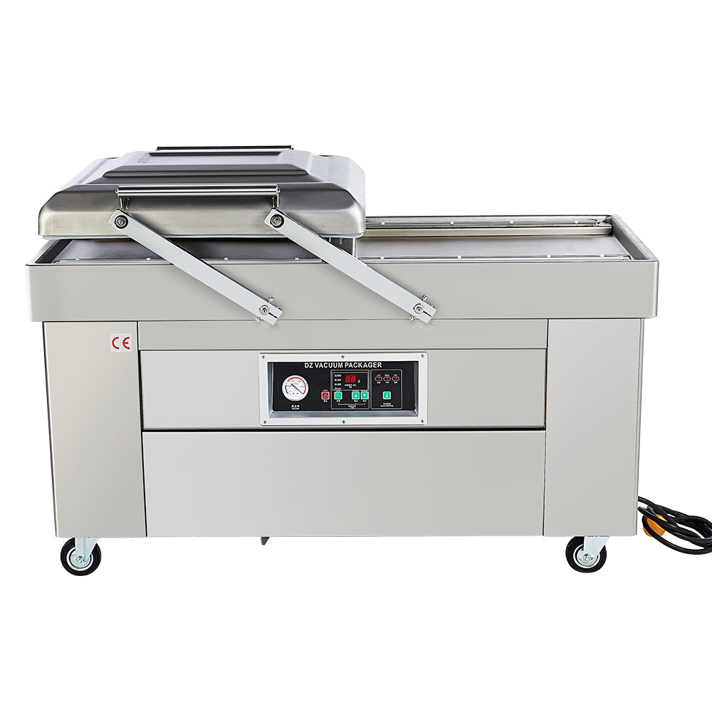ZONESUN Automatic Double Chamber Vacuum Sealing Machine With Date Coder ZONESUNPRO