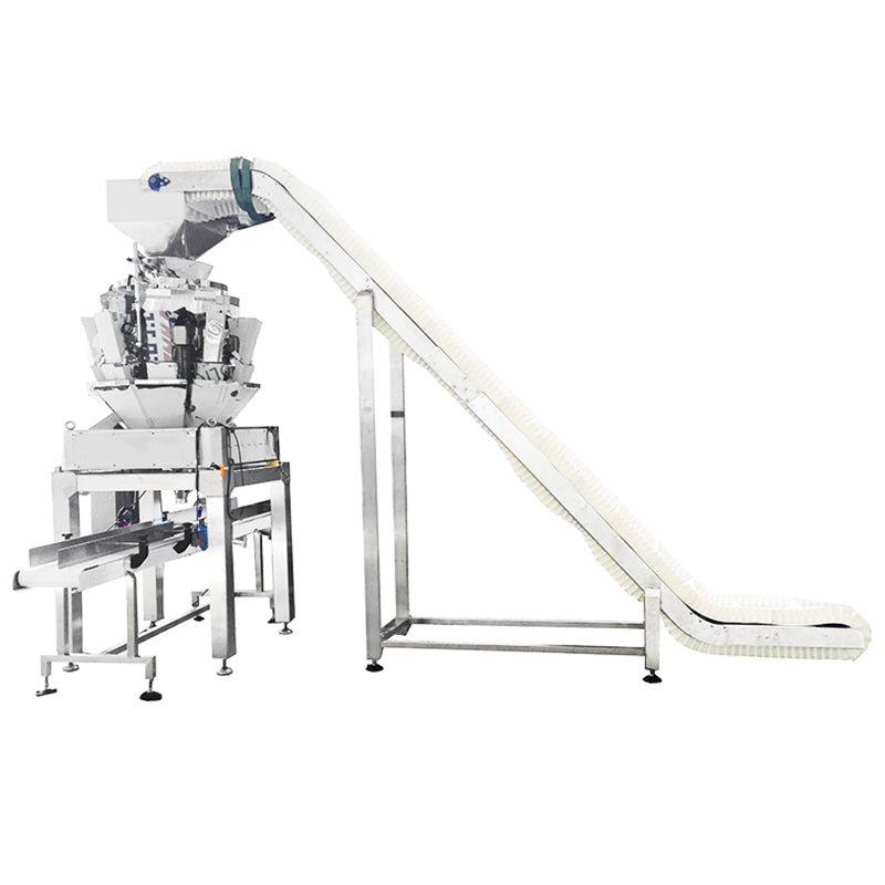 Multihead weigher filling line