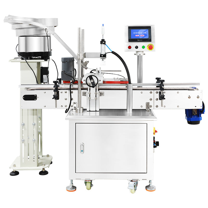 ZONESUN ZS-PG01 Automatic Lids Pressing Machine Bottle Cap Capping Machine