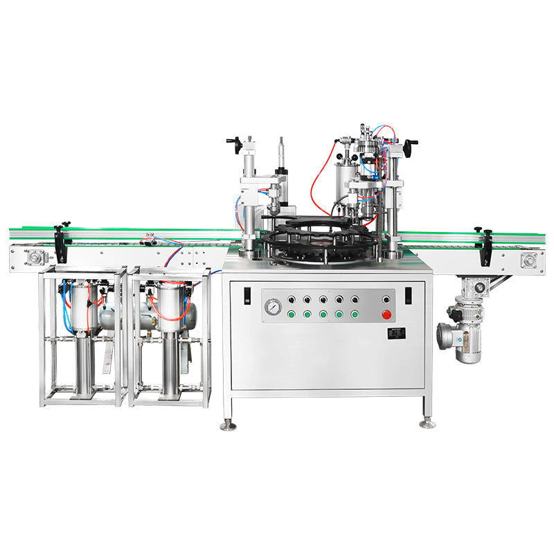 ZONESUN Aerosol Filling Sealing Machine Spray Can Sealer ZS-QW1600 ZONESUNPRO