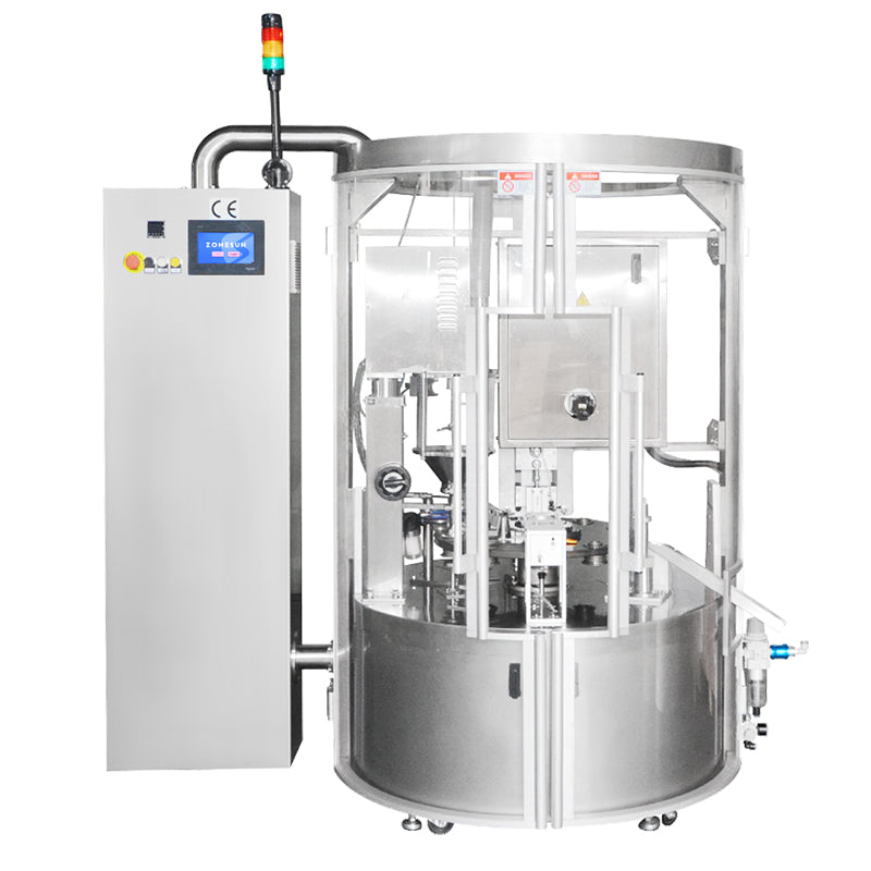 ZONESUN ZS-RKCF1 Rotary K-Cup Filling Machine Coffee Capsule Filler and Sealer