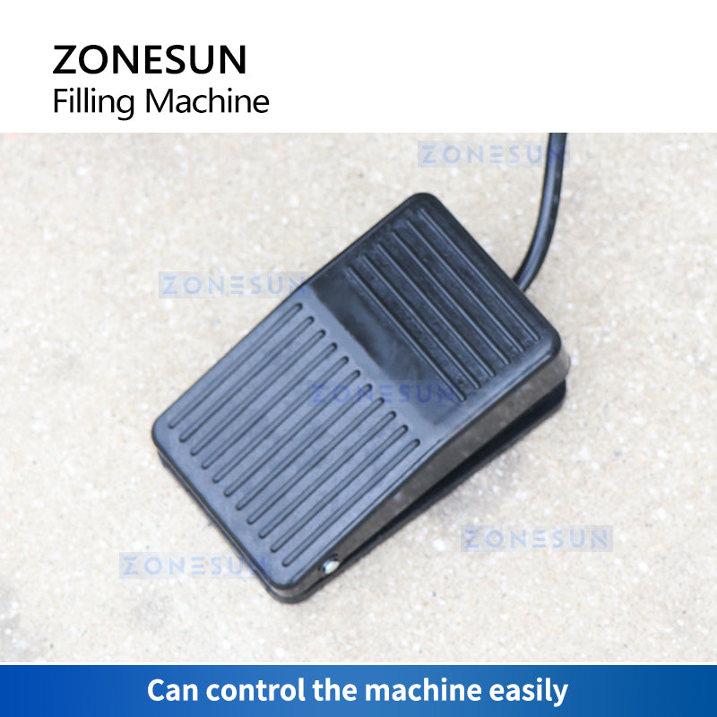 ZONESUN ZS-GTPP1 Semi Automatic Piston Pump Paste Filling Machine ZONESUNPRO