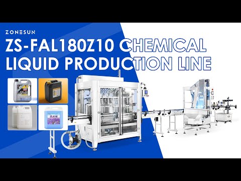 ZONESUN ZS-FAL180Z10 Servo Filling Capping and Labeling Machine