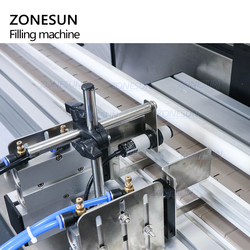 ZONESUN ZS-VTDP40 Máquina de llenado de líquidos con bomba de diafragma de flujo grande de 4 cabezales