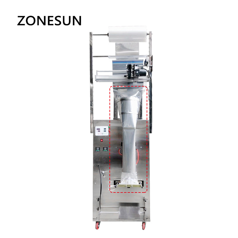 ZONESUN Custom Back Seal Three-side Seal Shaper Filling Sealing Machine Accessories ZONESUNPRO