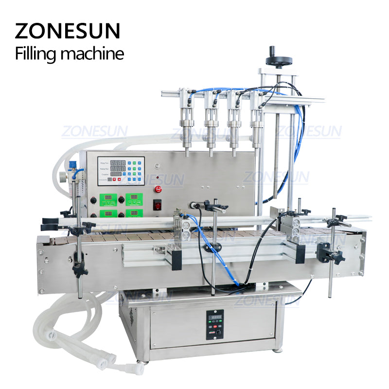 ZONESUN ZS-DTPP4E Pneumatic Peristaltic Pump Liquid Filling Machine ZONESUNPRO