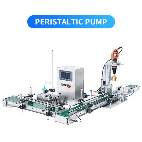 ZONESUN ZS-FAL90S Small Automatic Peristaltic/Magnetic Pump Liquid Filling Capping Machine ZONESUNPRO