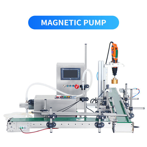ZONESUN ZS-FAL90S Small Automatic Peristaltic/Magnetic Pump Liquid Filling Capping Machine ZONESUNPRO