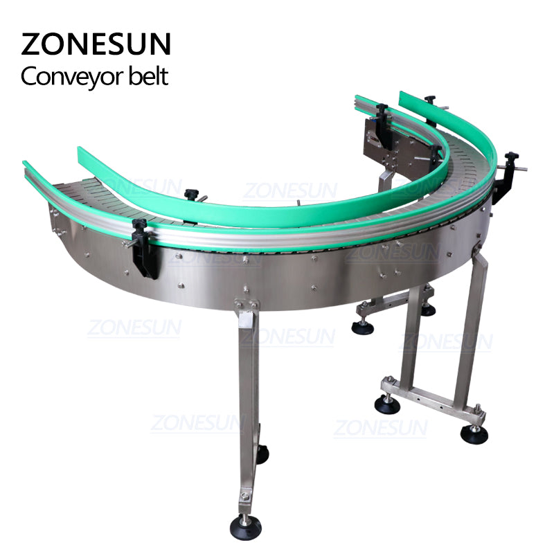 ZONESUN ZS-CBU150 Custom U Shape Chain Conveyor Belt For Production Line ZONESUNPRO