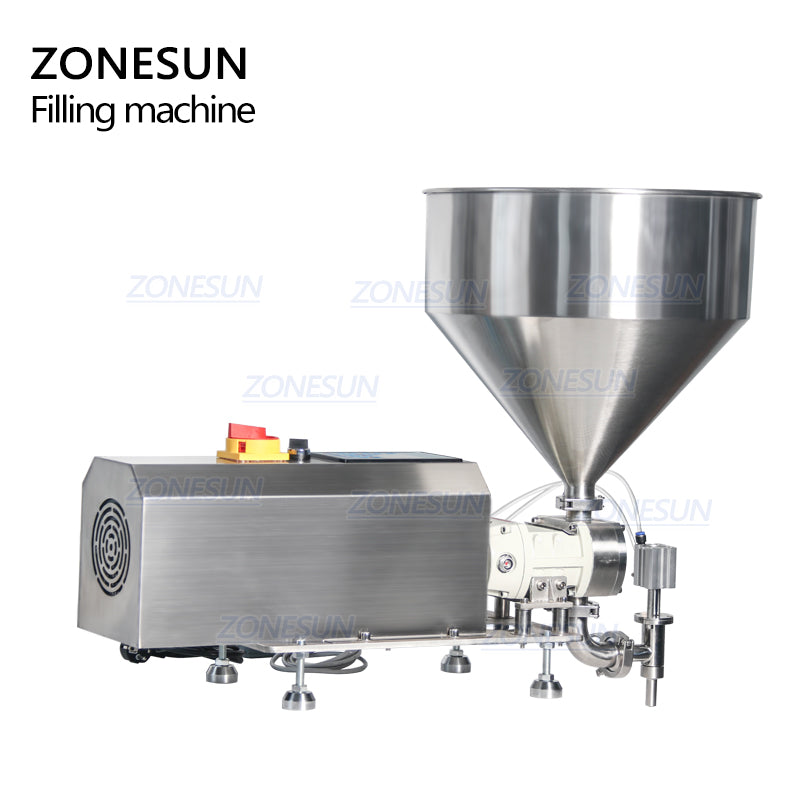 ZONESUN ZS-RPGT900 Semi-Automatic Rotor Pump Paste Liquid Filling Machine ZONESUNPRO