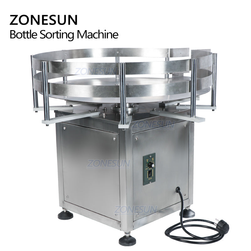 ZONESUN ZS-SP600Z Desktop Automatic Rotary Turntable Unscrambler For Production Line ZONESUNPRO