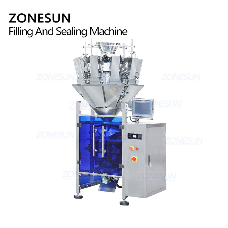 ZONESUN ZS-GFKL420 10 Heads Granule Weighing Filling And Sealing Machine ZONESUNPRO