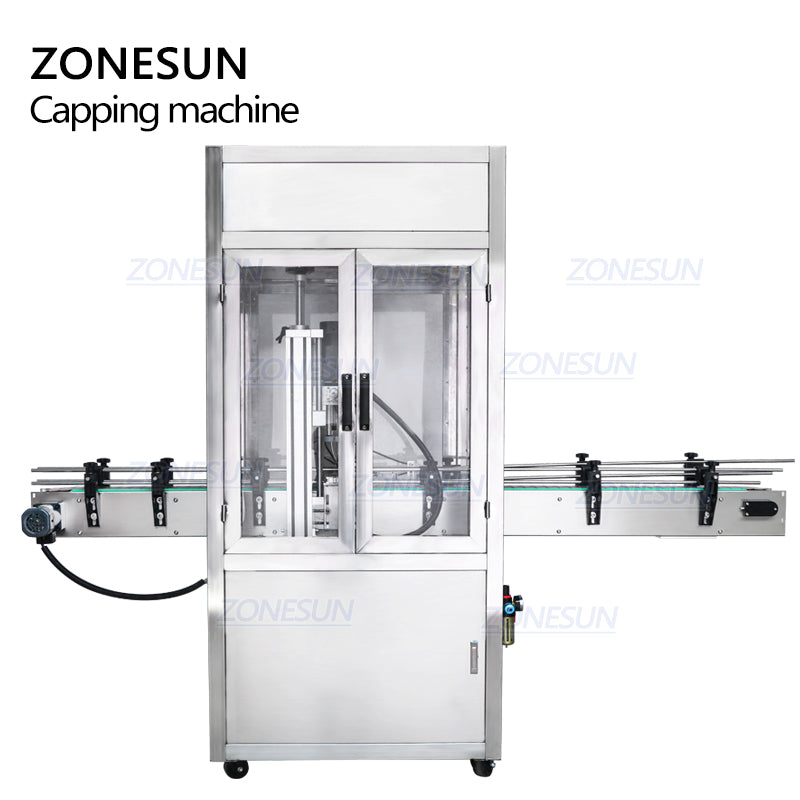ZONESUN ZS-XG440DC Automatic Capping Machine With Dust Cover ZONESUNPRO