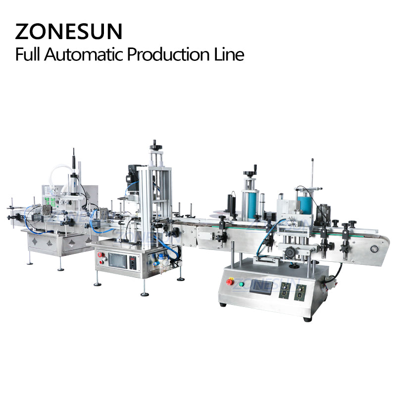 ZONESUN Liquid Filling Capping Labeling Machine ZS-FAL180C4 ZONESUNPRO