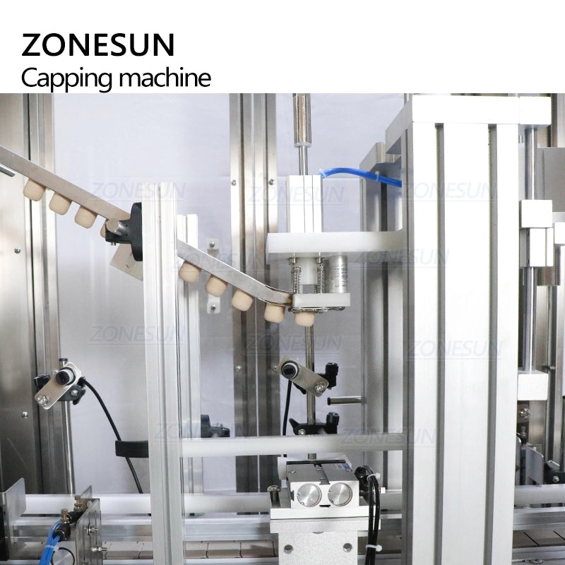 ZONESUN Custom Full Automatic Capping Machine With Dust Cover ZONESUNPRO