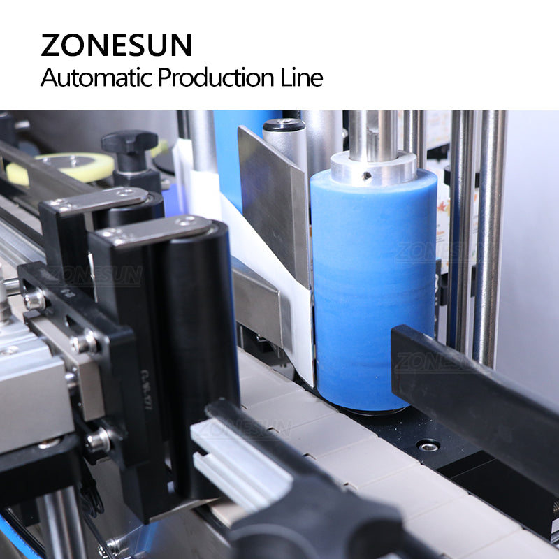 ZONESUN Full Automatic Pneumatic Paste Liquid Filling Capping Round Bottle Labeling Machine ZONESUNPRO