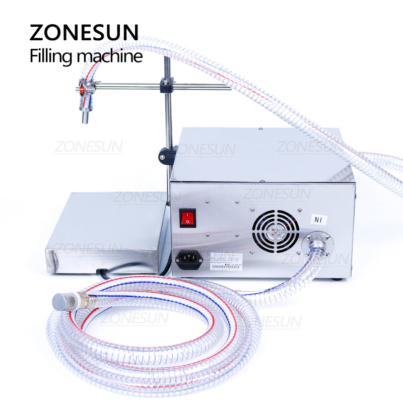 ZONESUN ZS-GP631 50-8000ml Semi Automatic Gear Pump Liquid Filling and Weighing Machine ZONESUNPRO