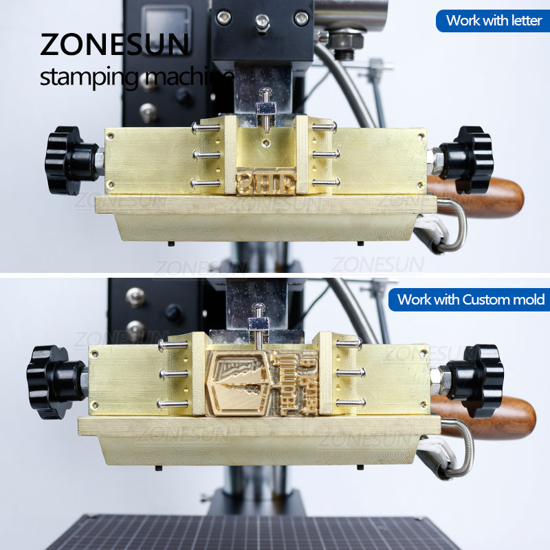 ZONESUN ZS-190 Custom Brass Hot Foil Stamping Machine ZONESUNPRO