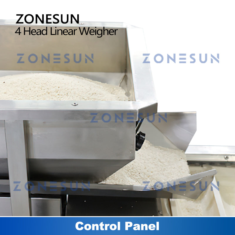 ZONESUN ZS-PL420S 4 Heads Granule Feeding Weighing Filling Vacuum Sealing Machine ZONESUNPRO