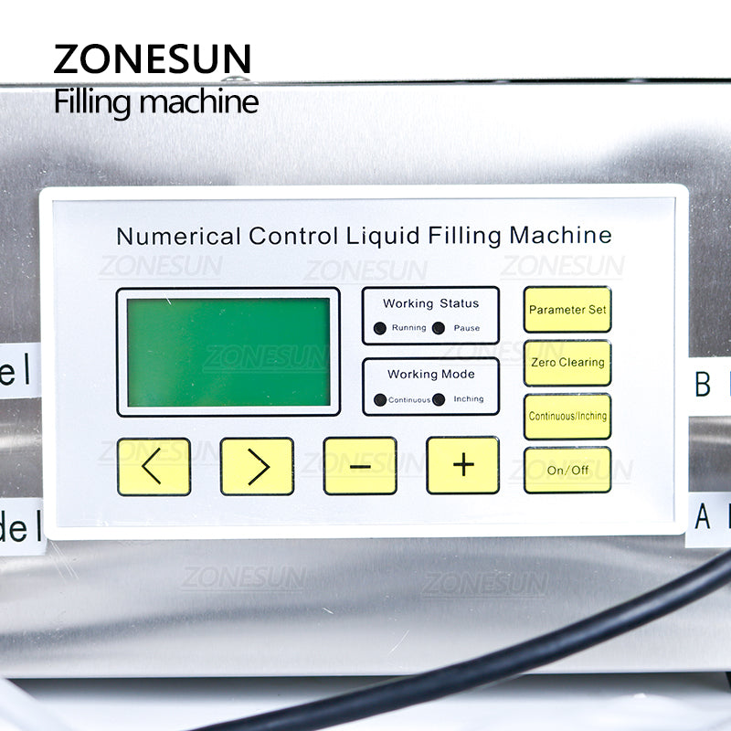 ZONESUN ZS-GP632 50-8000ml 2 Nozzles Gear Pump Liquid Weighing Filling Machine ZONESUNPRO