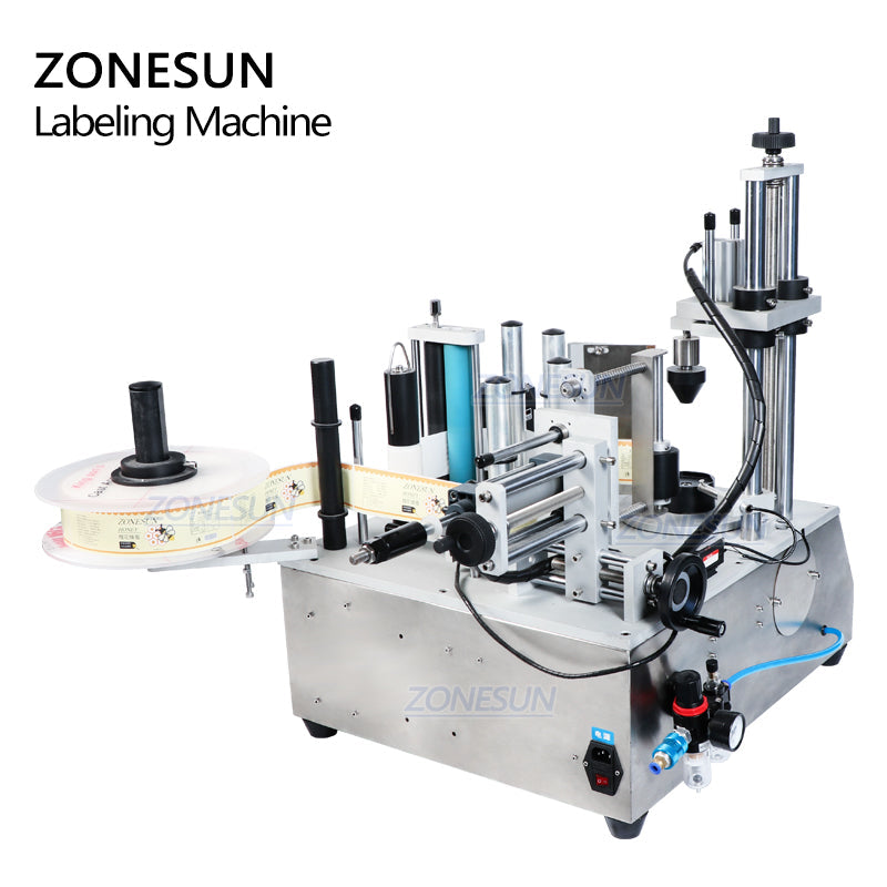 ZONESUN ZS-TB300W Custom Quadrangle Hexagon Bottle Labeling Machine ZONESUNPRO