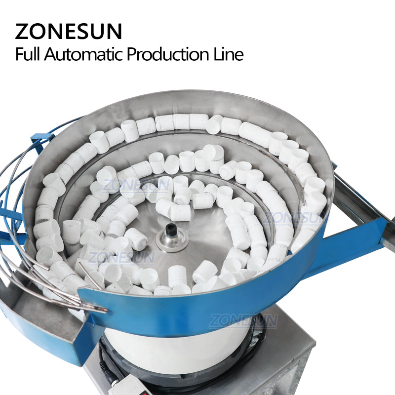 ZONESUN ZS-FAL180AP Automatic Paste Filling Capping Machine With Cap Unscrambler ZONESUNPRO