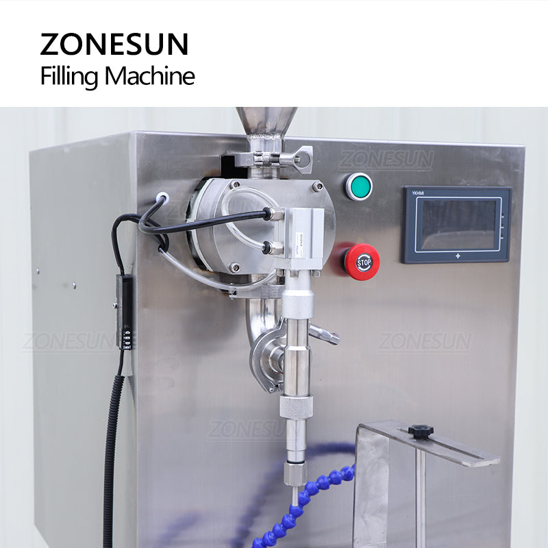 ZONESUN ZS-VTRP1 Servo Motor Rotor Pump Paste Filling Machine with Unscrambler(Best Offer)