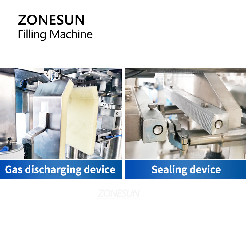 ZONESUN ZS-GB200 Granule Doypack Weighing Feeding Filling Sealing Machine