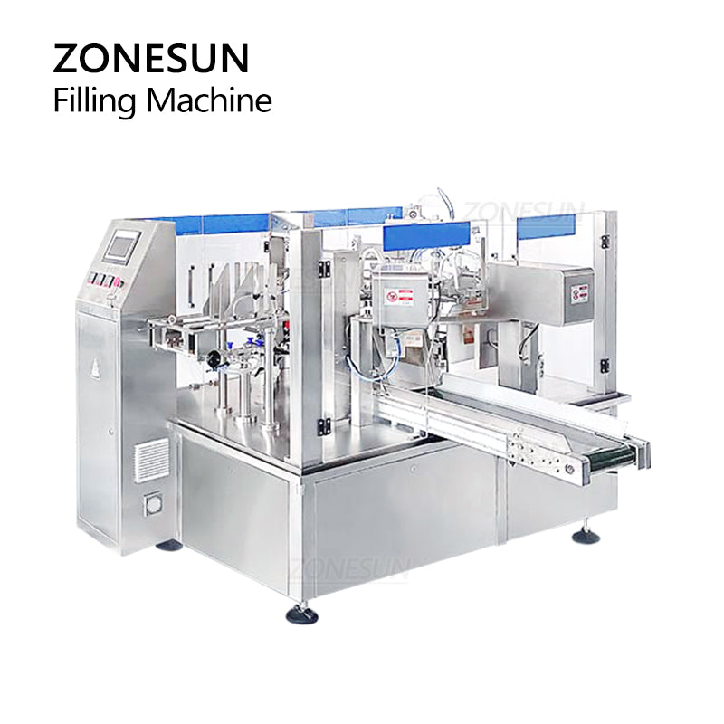 ZONESUN ZS-GB200 Granule Doypack Weighing Feeding Filling Sealing Machine