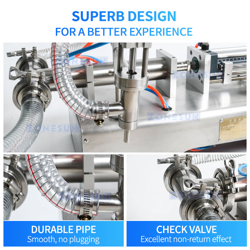 ZONESUN ZS-YT1 Single Nozzle Pneumatic Liquid Filling Machine ZONESUNPRO