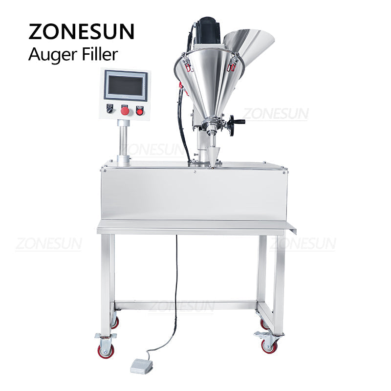 ZONESUN ZS-FM100P 0.1-100g Semi-automatic Powder Filling Machine ZONESUNPRO