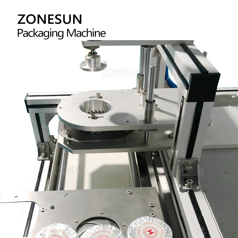 ZONESUN ZS-PK950 Semi Automatic Pleated Wrapping Machine With Conveyor ZONESUNPRO