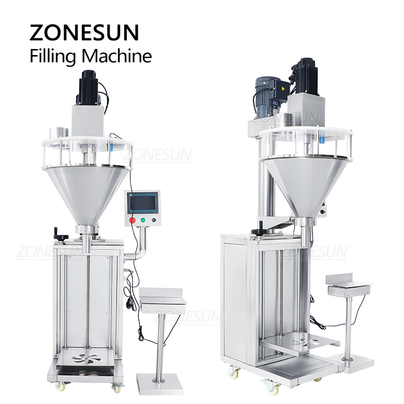 ZONESUN ZS-FM710 Semi Automatic Powder Auger Filling Weighing Machine ZONESUNPRO