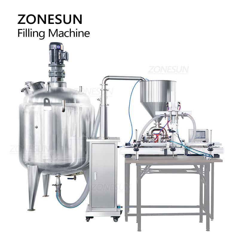 ZONESUN ZS-DTPT2 Automatic Pneumatic Piston Pump Paste Filling Machine ZONESUNPRO