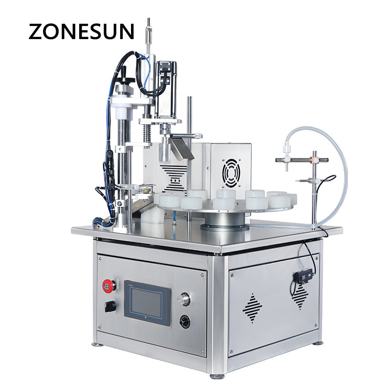 ZONESUN ZS-AFC1P Automatic Peristaltic Pump Liquid Filling Capping Machine ZONESUNPRO
