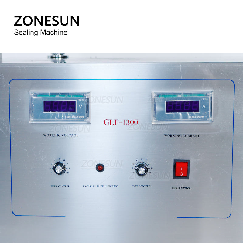 ZONESUN ZS-FK1300 10-70mm High Speed Automatic Induction Aluminum Foil Sealing Machine ZONESUNPRO