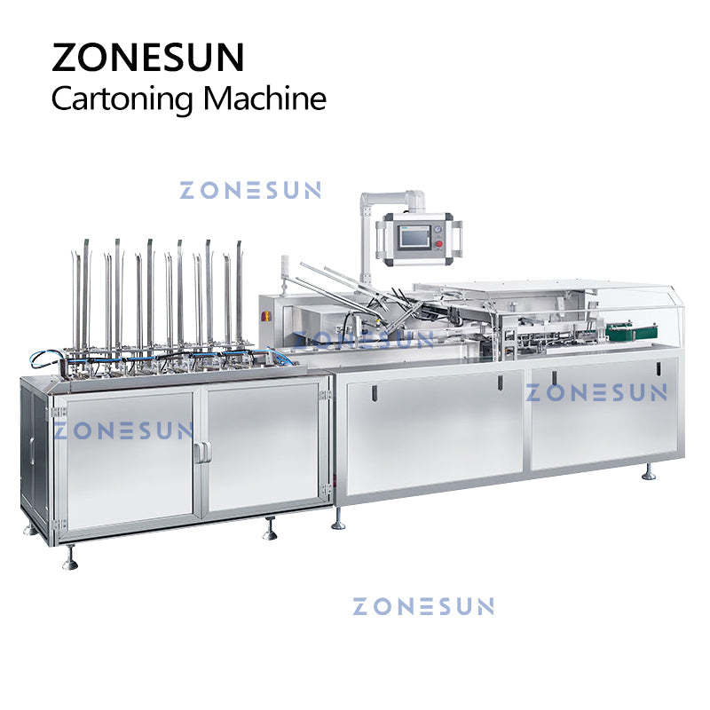 ZONESUN ZS-BP130D Horizontal Automatic Carton Sealing Packaging Machine ZONESUNPRO