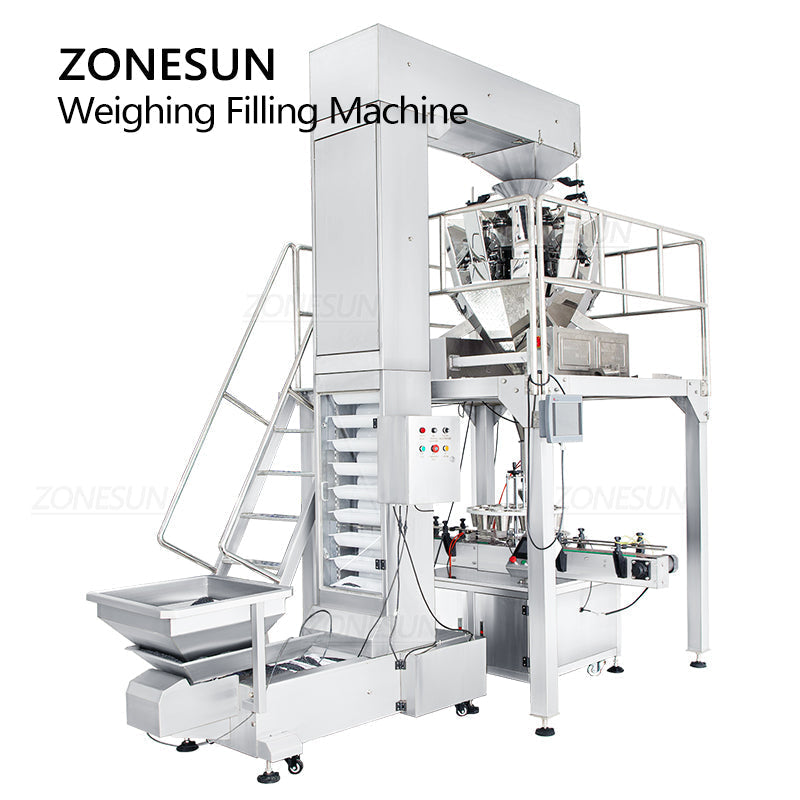ZONESUN ZS-QGF10 Granule Feeding Weighing Filling Machine ZONESUNPRO