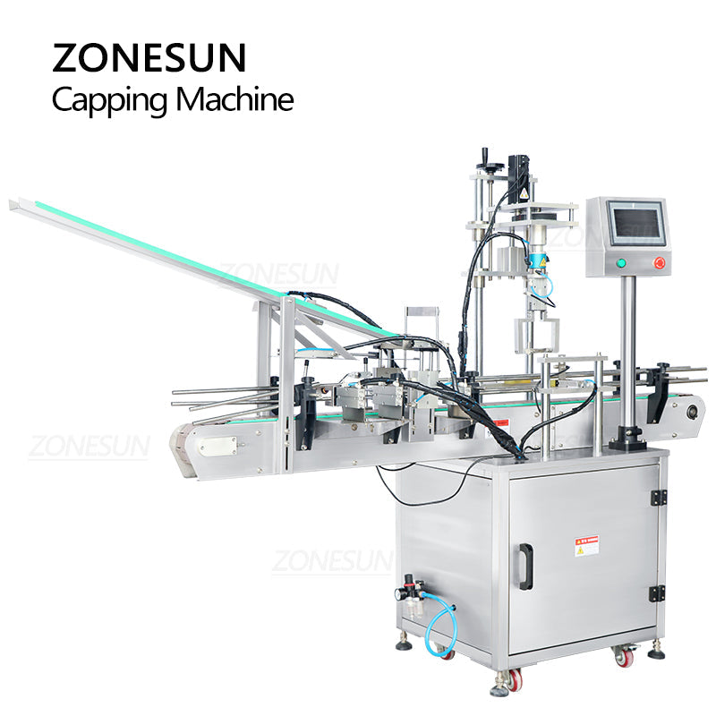 ZONESUN ZS-XG440F Automatic Customized Irregular Bottle Capping Machine ZONESUNPRO