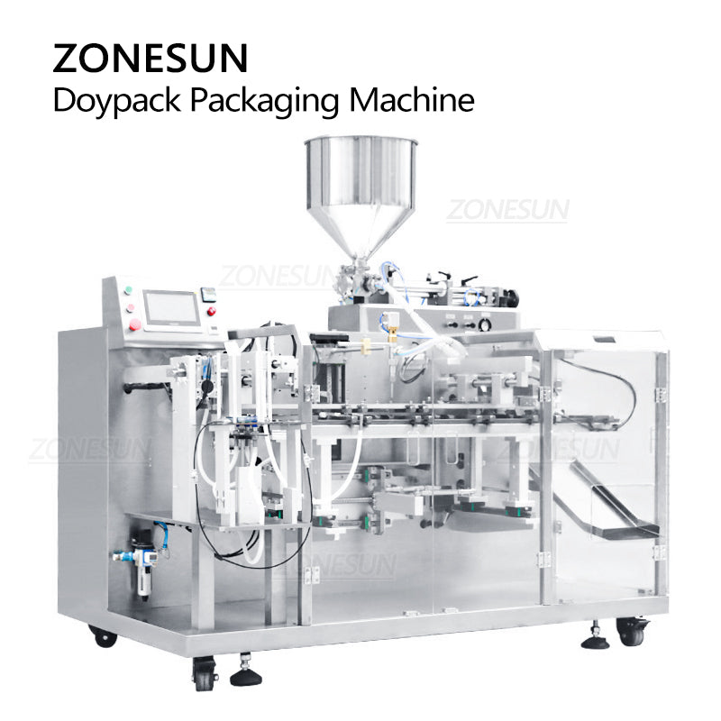 ZONESUN ZS-HZL1 Automatic Paste Filling & Doypack Feeding Sealing Machine ZONESUNPRO