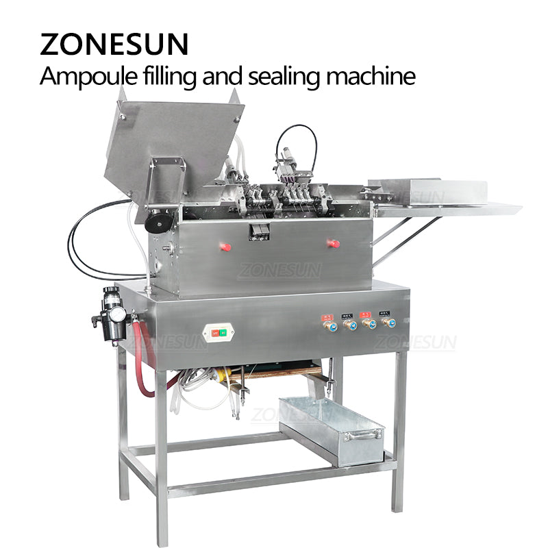 ZONESUN ZS-FSAB2 Automatic Small Ampoule Bottles Liquid Filling and Sealing Machine ZONESUNPRO