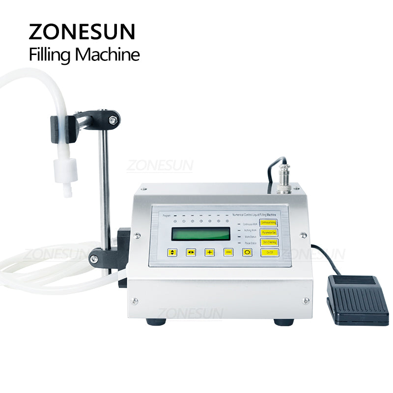 ZONESUN GFK-160A Semi-automatic Diaphragm Pump Liquid Filling Machine ZONESUNPRO
