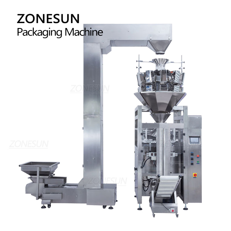 ZONESUN ZS-FS420 Automatic 10 Heads Eletronic Component Powder Weighing Filling Sealing Machine ZONESUNPRO