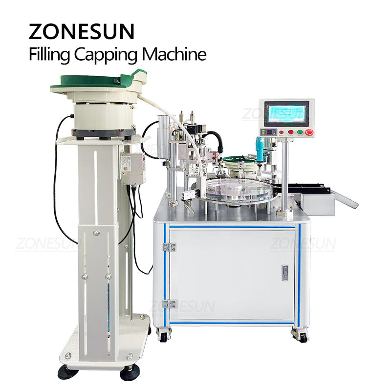 ZONESUN ZS-EL450 Automatic Oil Cartridge Filling Capping Machine ZONESUNPRO