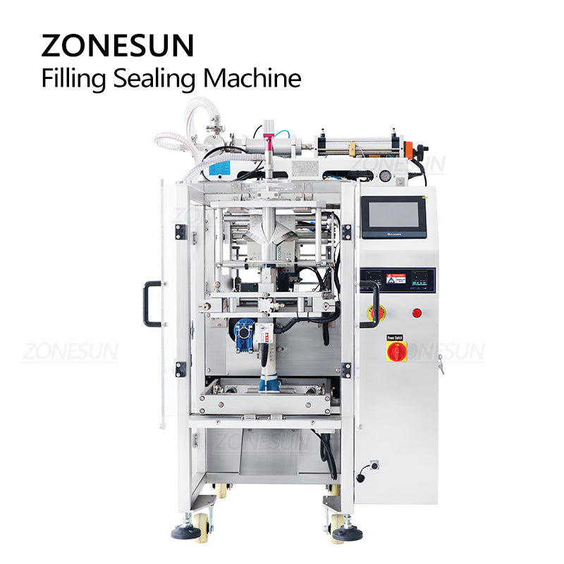 ZONESUN ZS-GFYT320 Automatic Liquid Pouch Filling Sealing Machine With Date Coder ZONESUNPRO